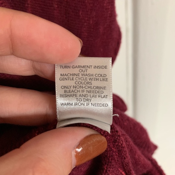 Christopher & Banks Maroon Sweater - Picture 6 of 7